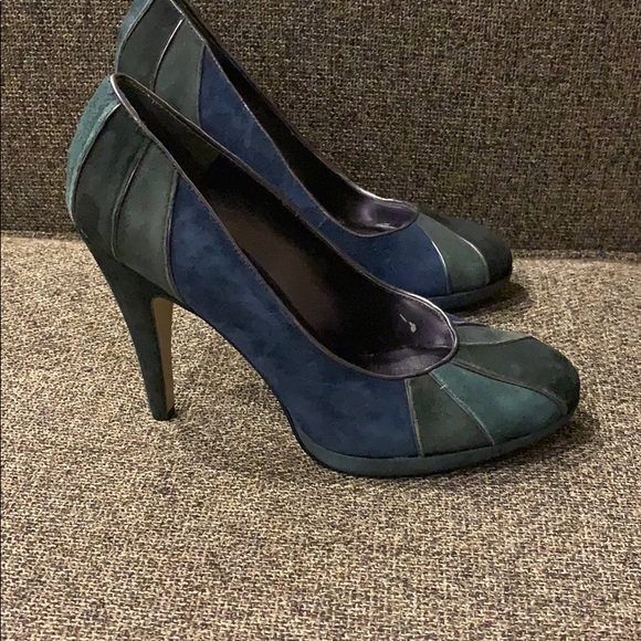 Brand new Nine West multicolour suede pump - Picture 3 of 4